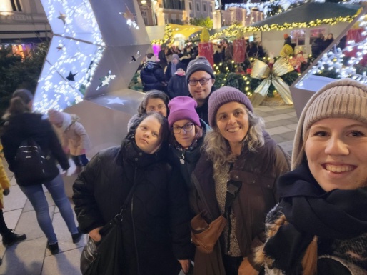 Besuch am Adventmarkt